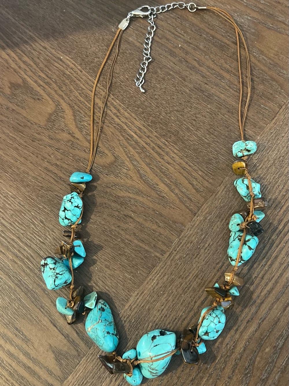 Chunky Turquoise style necklace